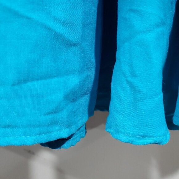 Vintage NWT Western Collection Women's Blue A-line Belted Skirt Buttons Sz XL - Picture 15 of 15